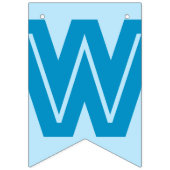 BLUE SWEET LITTLE BABY = BOY SIGN VLAGGETJES (Derde vlag)