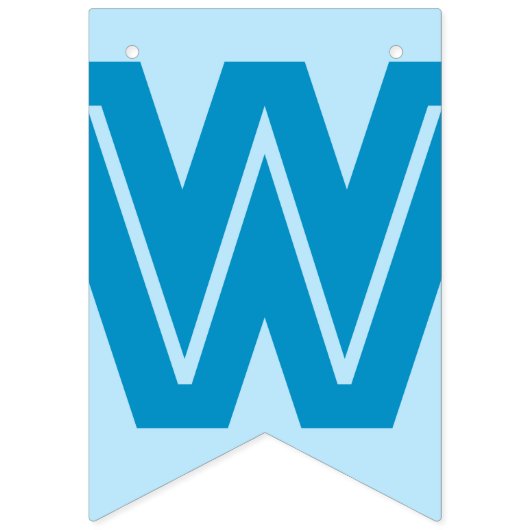 BLUE SWEET LITTLE BABY = BOY SIGN VLAGGETJES (Derde vlag)