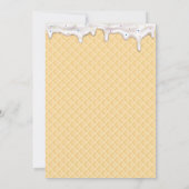 Blue Sweet One 1st Birthday Boy Uitnodiging (Achterkant)