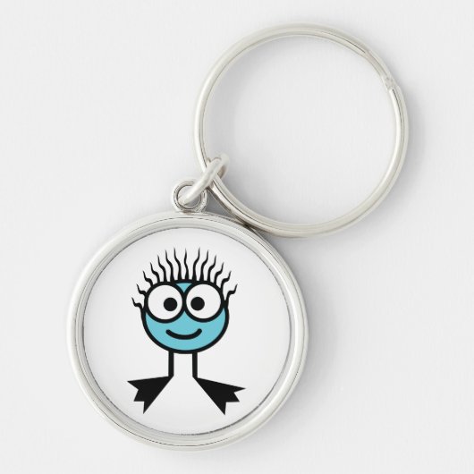 Blue Swim Character Key Ring Sleutelhanger (Voorkant)