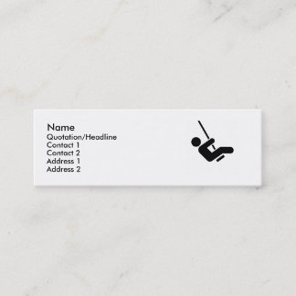 Blue Swinger Calling Card Mini Visitekaartje