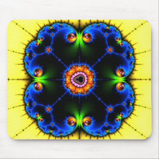 Blue Swirl Fractal Mousepad Muismat