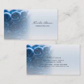 Blue Swirl Interieurontwerper Uniek Visitekaartje (Voorkant / Achterkant)