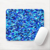 Blue Swirl Mousepad Muismat (Met muis)