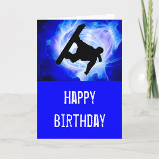 Blue Swirl Snowstorm Kaart