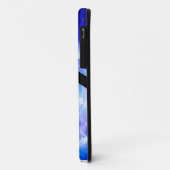 Blue Swirl Snowstorm Snowboard Case-Mate iPhone Case (Achterkant/links)