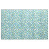 Blue Swirl Winter fabric Stof (Fat Quarter)