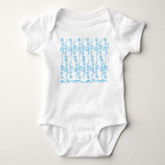 Blue Swirls Baby Jersey Bodysuit