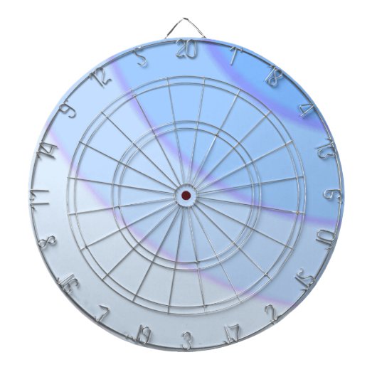 Blue Swirls Dartboard Dartbord (Voorkant)