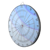 Blue Swirls Dartboard Dartbord (Voorkant Rechts)