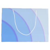 Blue Swirls Gift Bag Groot Cadeauzakje (Achterkant)