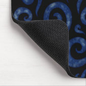 Blue Swirls Pattern Muismat (Hoek)