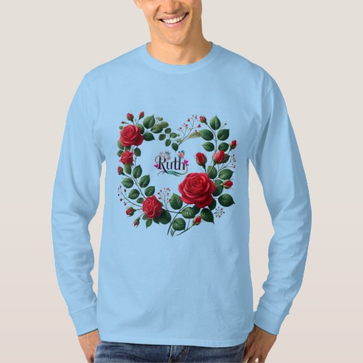 blue T shirt (Voorkant)