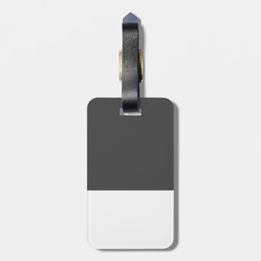 Blue Tabby Kitten Bagagelabel (Achterkant verticaal)