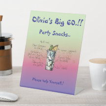 Blue Tahoe verjaardagsfeestje snacks