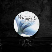 Blue Tail Soul of Mermaid Mouth of Sailor Gezegde Ronde Klok