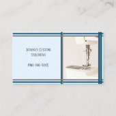 Blue Tailor naaimachine Visitekaartje (Voorkant)