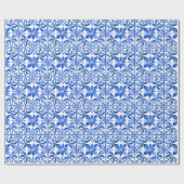 Blue Talavera Azul  Mexicaanse Spaanse tegels Cadeaupapier (Vlak)