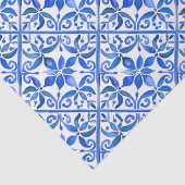 Blue Talavera Azul  Mexicaanse Spaanse tegels Tissuepapier (Detail)