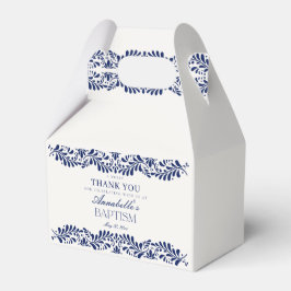 Blue Talavera Tegel Fiesta Doopdessert Bedankdoosjes