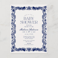 Blue Talavera Tegel Spaans Fiesta Baby shower