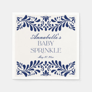 Blue Talavera Tegel Spaans Fiesta Baby Sprinkle Servet