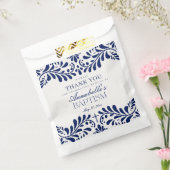 Blue Talavera Tegel Spaans Fiesta Doopdessert Bedankzakje (Gezegeld)