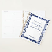 Blue Talavera Tegel Spaans Fiesta Floral Wedding Planner (Display)