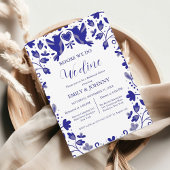 Blue Talavera voor het diner Aankondiging