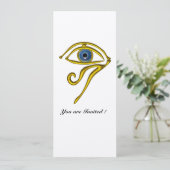 BLUE TALISMAN, Black and White Champagne Metallic Kaart (Staand voorkant)