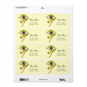 BLUE TALISMAN crème Etiket (Full Sheet)