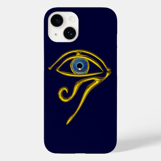 BLUE TALISMAN Gold Horus Eye Case-Mate iPhone Case (Achterkant)