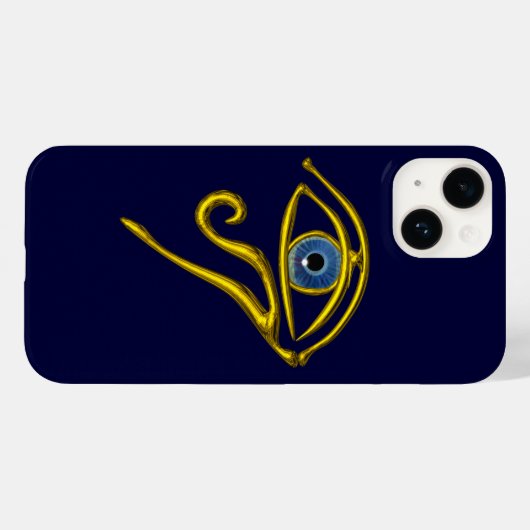 BLUE TALISMAN Gold Horus Eye Case-Mate iPhone Case (Achterkant (horizontaal))
