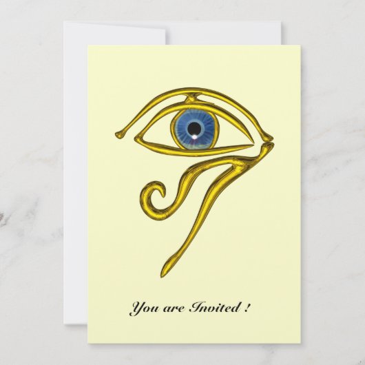 BLUE TALISMAN, Gold Horus Eye Kaart (Voorkant)
