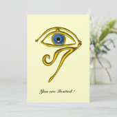 BLUE TALISMAN, Gold Horus Eye Kaart (Staand voorkant)