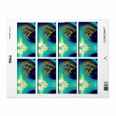 BLUE TALISMAN Horus Eye Turquoise Etiket (Full Sheet)