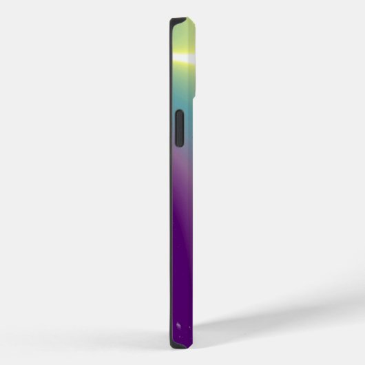 BLUE TALISMAN MONOGRAM Blauwgroen, Paars wit Case-Mate iPhone Case (Achterkant / Rechts)