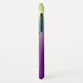 BLUE TALISMAN MONOGRAM Blauwgroen, Paars wit Case-Mate iPhone Case (Achterkant/links)