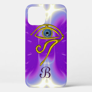 BLUE TALISMAN MONOGRAM Pink Fuchsia Paars Case-Mate iPhone Case