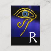 BLUE TALISMAN MONOGRAM zwart geel Visitekaartje (Achterkant)