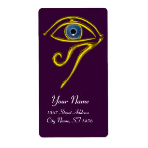 BLUE TALISMAN paars Etiket