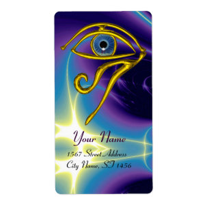 BLUE TALISMAN paars Etiket