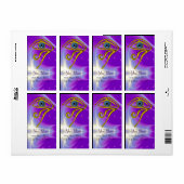 BLUE TALISMAN paars violet Etiket (Full Sheet)