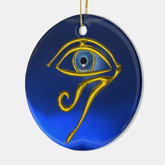 BLUE TALISMAN, Sapphire Keramisch Ornament (Links)