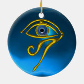BLUE TALISMAN, Sapphire Keramisch Ornament (Achterkant)