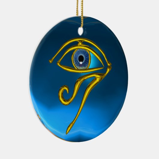 BLUE TALISMAN, Sapphire Keramisch Ornament (Rechts)