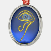 BLUE TALISMAN , Sapphire Metalen Ornament (Links)
