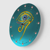 BLUE TALISMAN , Turquoise Blauwgroen Grote Klok (Hoek)