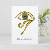 BLUE TALISMAN, zilvermetelpapier Kaart (Staand voorkant)