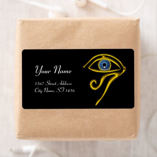 BLUE TALISMAN zwart Etiket (Insitu)